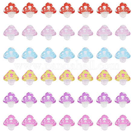 Кабошоны из полупрозрачной смолы RESI-HY0001-25-1