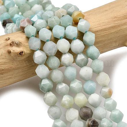 Натуральный цветок амазонитовые бусины пряди&nbsp;G-Z119-A08-01-1