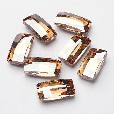 Cabujones de Diamante de imitación cristal austriaco 4524-16x8-001GSHA(F)-1