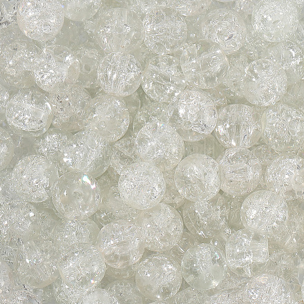 3 прядь стеклянных бусин с эффектом кракле DGLA-LT0001-03B-1