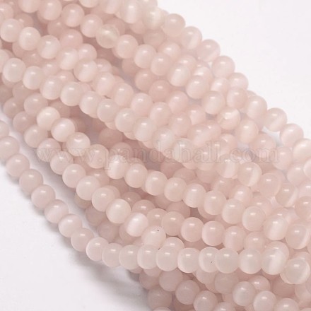 Chapelets de perles d'œil de chat CE-M011-6mm-27-1