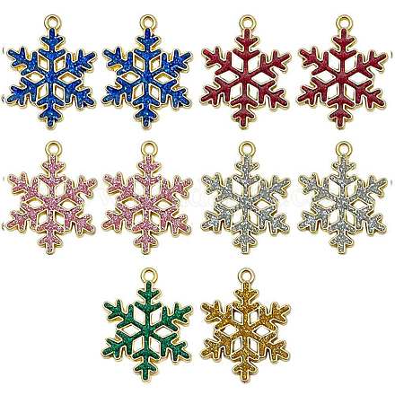 Рождественские эмали сплава подвески ENAM-G234-01F-1