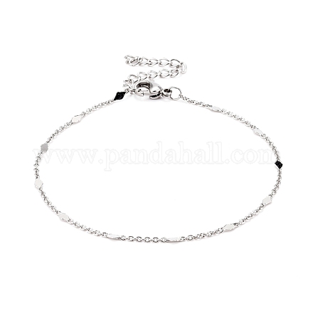 Rhombus Chain Bracelets BJEW-JB06282-1