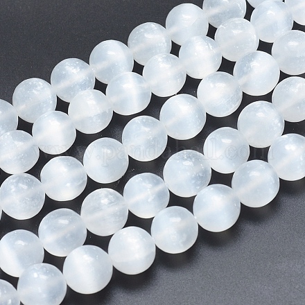 Chapelets de perles en calcite naturelle G-K256-15-14mm-1