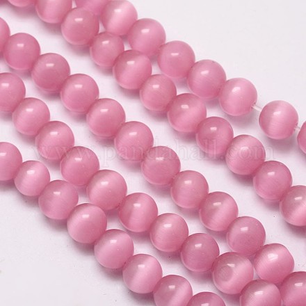 Chapelets de perles d'œil de chat X-CE-M011-10mm-12-1