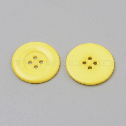 4-Agujero botones acrílicos BUTT-Q038-35mm-12-1