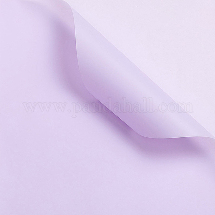 Papel de regalo de flores de papel plástico de color sólido HUDU-PW0001-178M-1