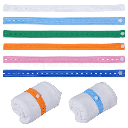 30 pz elastici per asole con bottone in plastica&nbsp;OCOR-WH0077-082-1