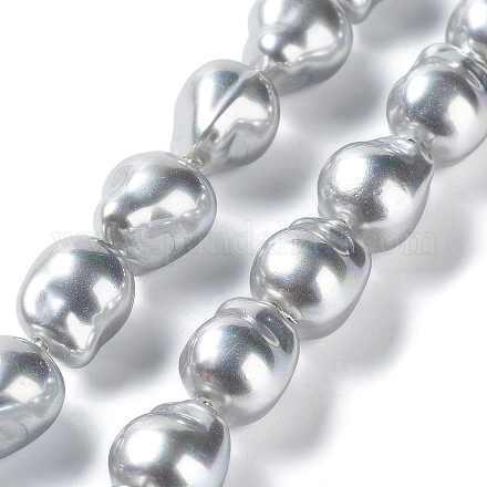 Fili di perle di conchiglie galvanizzate BSHE-G035-01B-01-1