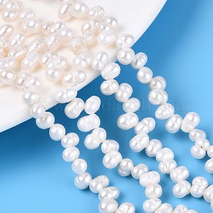 Нити из натурального культивированного пресноводного жемчуга PEAR-T006-20-1