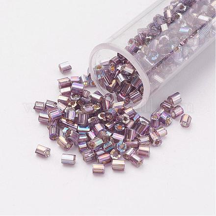 11/0 perles de rocaille en verre à deux trous ronds SEED-G006-2mm-641-1