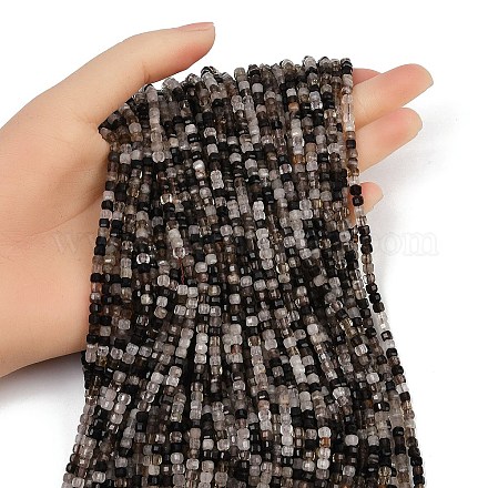 Природный дымчатый кварц нитей бисера G-RM2025-C43-B-1