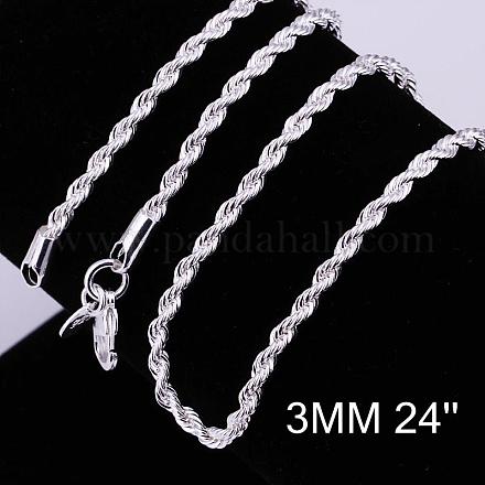 Brass Rope Chain Necklaces NJEW-BB10880-24-1