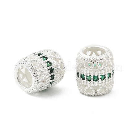 Латунные микро проложить Цирконий Европейский бисером KK-P297-05S-02-1