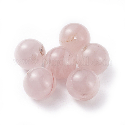 Perlas naturales de cuarzo rosa G-G782-09-1