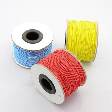 Elastic Round Jewelry Beading Cords Nylon Threads NWIR-L003-C-M-1
