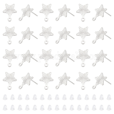 Фурнитура для сережек-гвоздиков star 201 из нержавеющей стали STAS-UN0054-75P-1