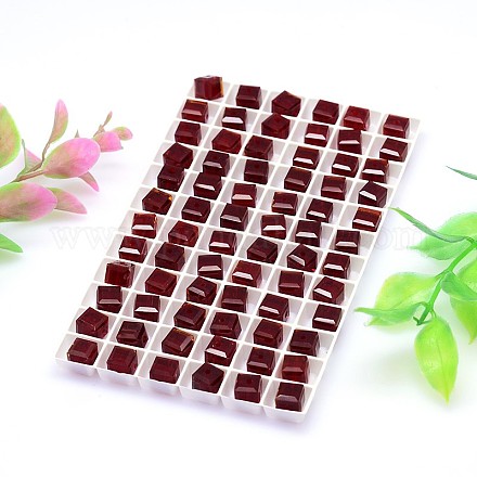 Faceted Cube Imitation Austrian Crystal Bead Strands G-M184-4x4mm-05A-1