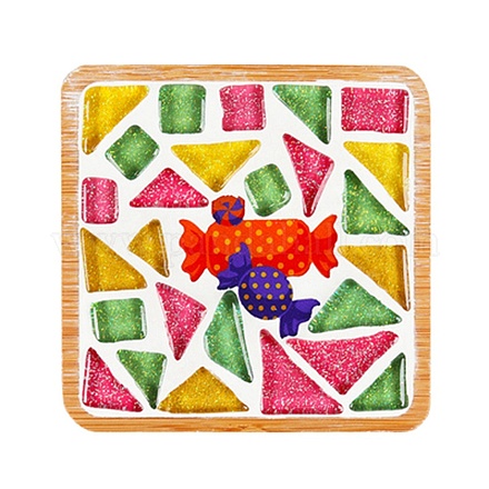 Kit di tappetini per tazza a mosaico a tema halloween fai da te DIY-I066-04-1