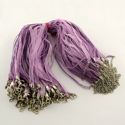 Multi-strand Necklace Cord for Jewelry Making NJEW-R218-07-1