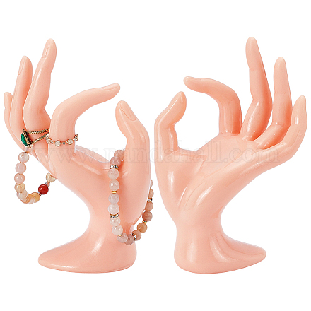 2шт пластиковый манекен для рук RDIS-UN0001-02A-1