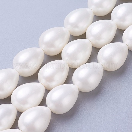 Chapelets de perles en coquille électrolytique BSHE-O019-05-1