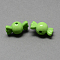 Solid Color Acrylic Beads, Candy, Yellow Green, 12x21x12mm, Hole: 2mm, about 389pcs/500g
