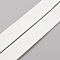 Flat Polycotton Band, Webbing Strap for Bag Strap Making, White, 1 inch(25mm)