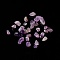 Natural Amethyst Chip Beads, No Hole/Undrilled, 5~10.5x5~7x2~4mm