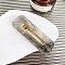 Acrylic Alligator Hair Clips, for Women Girls, Rectangle, Light Grey, 65x23mm