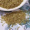 MIYUKI Delica Beads, Cylinder, Japanese Seed Beads, 11/0, (DB0911) Sparkling Light Peridot Lined Topaz, 1.3x1.6mm, Hole: 0.8mm, about 20000pcs/bag, 100g/bag