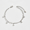 Elegant S925 Silver Geometric Zircon Tassel Bracelet for Women Gift Jewelry