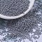 MIYUKI Round Rocailles Beads, Japanese Seed Beads, 11/0, (RR443) Opaque Gray Luster, 11/0, 2x1.3mm, Hole: 0.8mm, about 5500pcs/50g