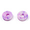 Handmade Polymer Clay Beads, Disc/Flat Round, Heishi Beads, Medium Orchid, 6x1mm, Hole: 2mm, about 23500pcs/1000g