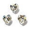 K9 Glass, Imitation Czech Rhinestone, Heart, Light Crystal AB, 6.5x6x4mm