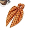Halloween Theme Cloth Elastic Hair Accessories for Girls or Women, Ponytail Holder Hair Ties, Spider Web, 300x80mm