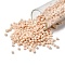 TOHO 8/0 Round Beads, Japanese Seed Beads, (763) Opaque Pastel Frost Apricot, 3mm, Hole: 1mm, about 222pcs/10g