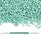 TOHO 8/0 Demi Round Beads, Japanese Seed Beads, (PF561) PermaFinish Teal Aqua Metallic, 3x1.15mm, about 3722pcs/50g