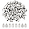 304 Stainless Steel Cord Ends, End Caps, Column, Stainless Steel Color, 10x6mm, Hole: 2mm, Inner Diameter: 5mm, 50pcs/box
