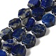 Natürlicher Lapislazuli Perlenstränge&nbsp;G-P534-A12-02-1