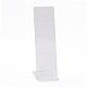 透明アクリルイヤリングディスプレイスタンド  L字型  透明  19.5x6.3x0.95cm  穴：1.6mm EDIS-G014-04-2