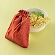 Mixed Color Burlap Packing Pouches Drawstring Bags ABAG-D004-M-4