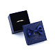 Fiocco di nastro anelli di cartone gioielli scatole regalo CBOX-N013-023-3