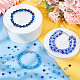 NBEADS 1025 Pcs 15 Styles Faceted Rondelle Glass Beads Kit EGLA-NB0001-27-3