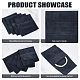 Velvet Jewelry Flap Pouches ABAG-WH0038-43E-4