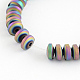 Electroplate Non-magnetic Synthetic Hematite Beads Strands G-R210-07-1