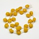 Chapelets de perles en corail de pierre précieuse synthétique CORA-L029-M-3