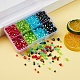 8 Style Bicone AB Color Plated Eco-Friendly Transparent Acrylic Beads TACR-YW0001-37B-6