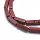 Rosso naturale perline di diaspro fili G-F631-E26-3