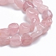 Natürlichen Rosenquarz Perlen Stränge X-G-G841-A07-3